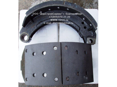 Колодка тормозная задняя в сборе F FAW (ФАВ) 3501060C для самосвала фото 1 Кострома