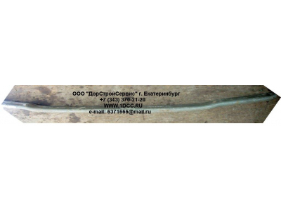 Лист задней рессоры Н.О. №01 L-1640 (изогнутый) H3 HOWO (ХОВО) WG9725520283-1 фото 1 Кострома