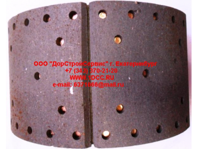 Колодка тормозная задняя DF белый DONG FENG (ДОНГ ФЕНГ) 3502ZS10-101 для самосвала фото 1 Кострома